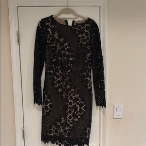 Elegant Black Lace Dress